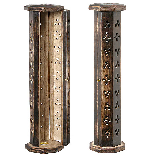11" Incense Tower - Antique Style - Click Image to Close